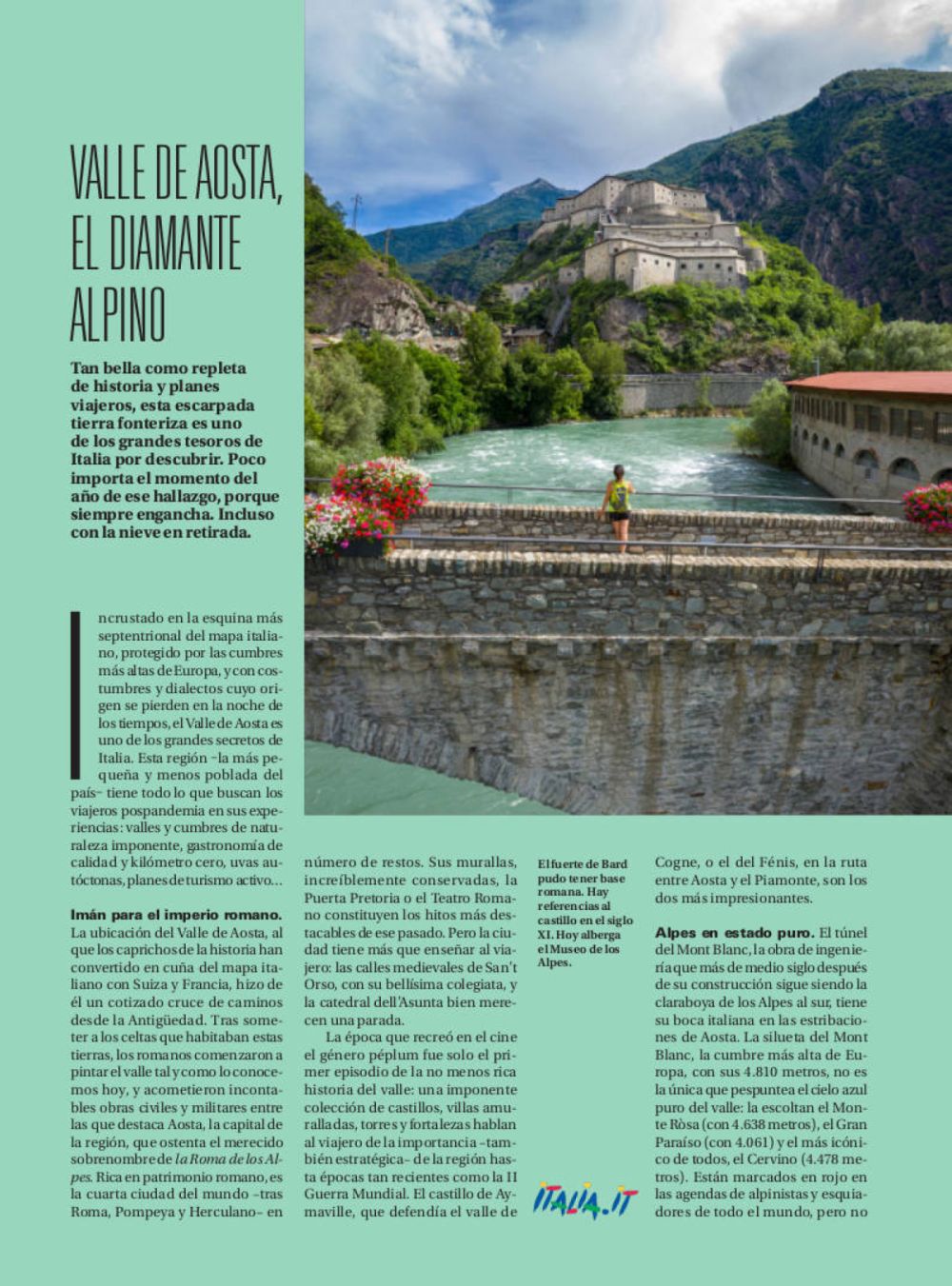 Valle d'Aosta il diamante alpino - El Viajero (El País) - Madrid